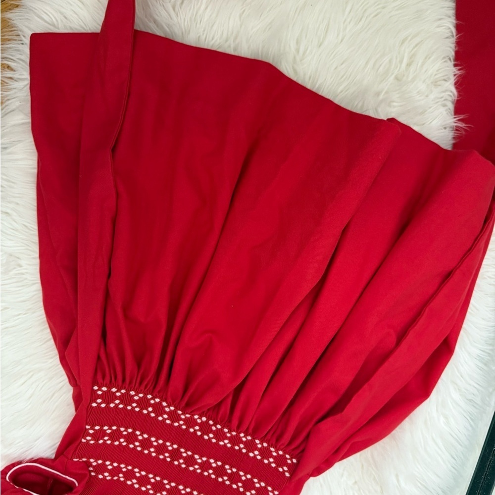 ANAVINI hand smocked dress with collar - Picture 5 of 10